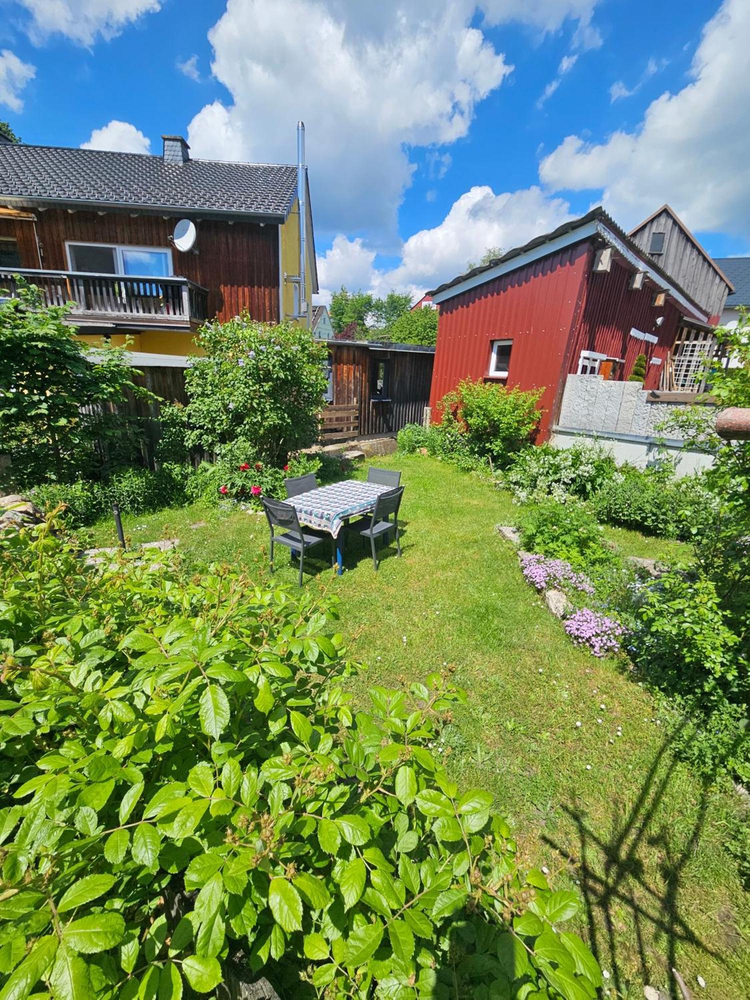 Idyllisches Ferienhaus Im Fichtelgebirge Villa Nagel Buitenkant foto